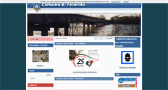 Desktop Screenshot of comune.ficarolo.ro.it